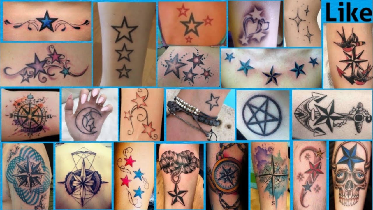 Detail Tattoo Star Nomer 26