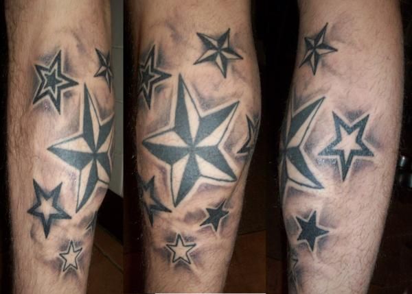 Detail Tattoo Star Nomer 44