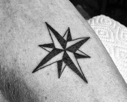 Detail Tattoo Star Nomer 8