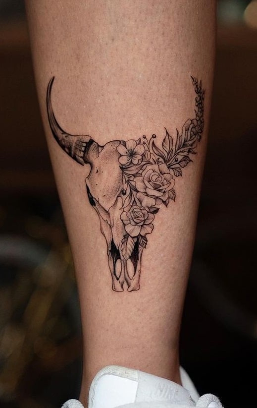 Detail Taurus Skull Tattoos Nomer 23