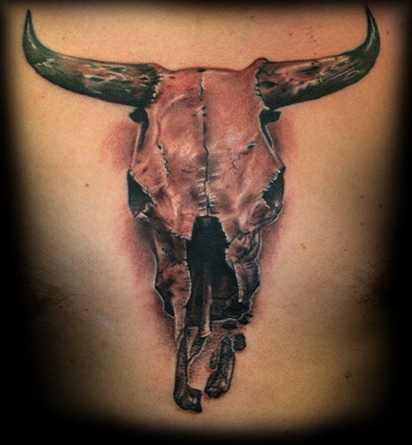 Detail Taurus Skull Tattoos Nomer 48