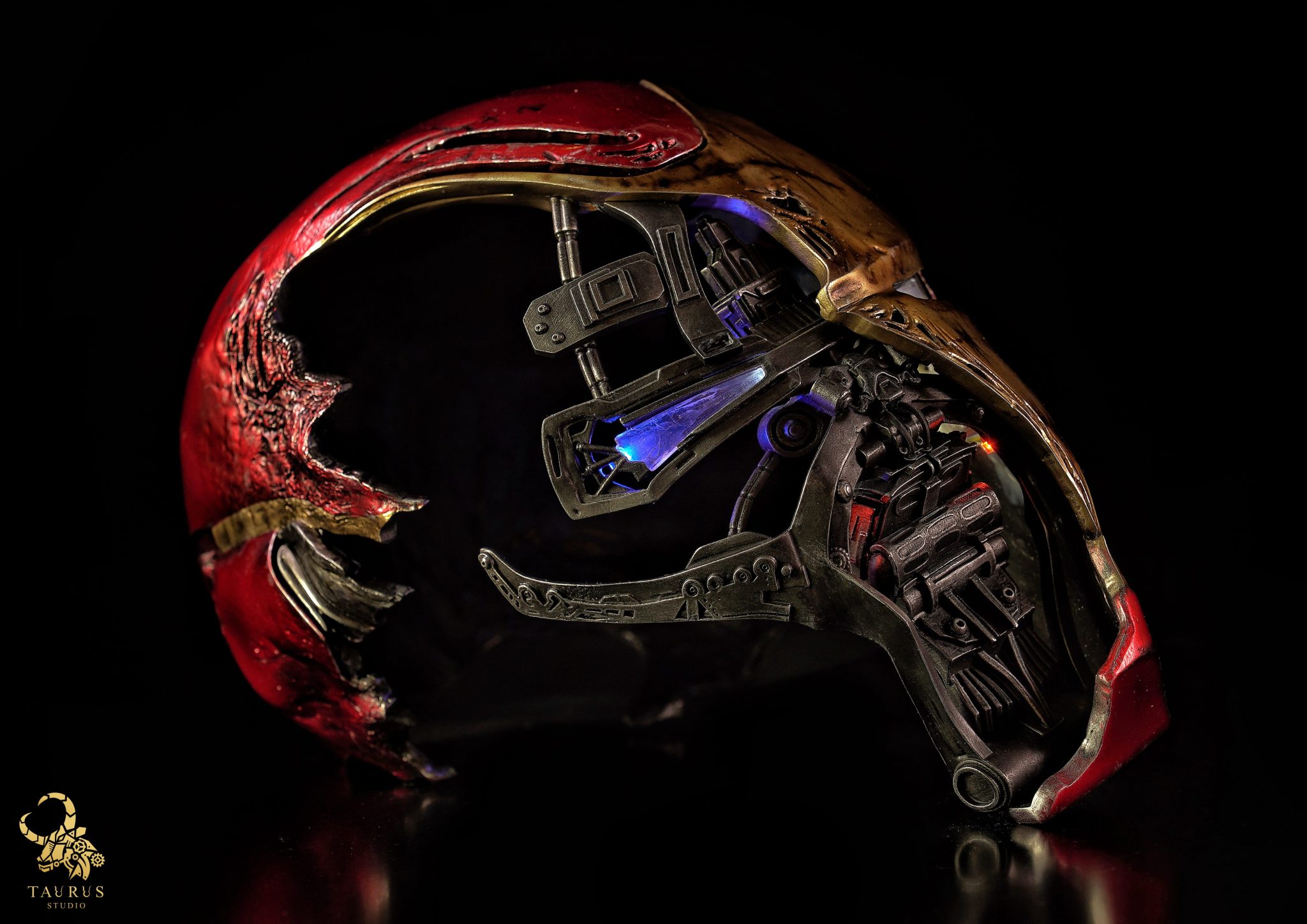 Detail Taurus Studio Iron Man Helmet Nomer 3