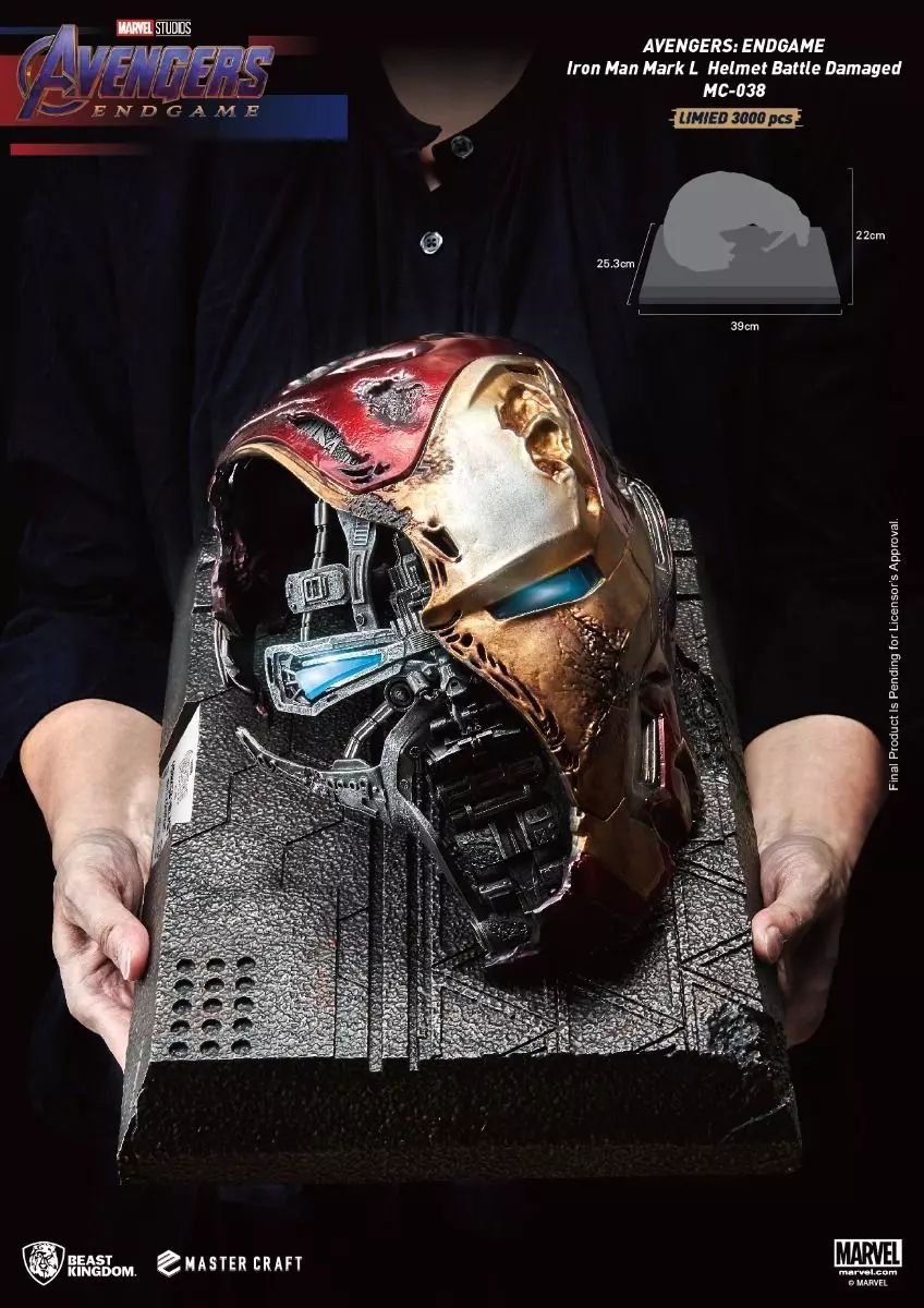 Detail Taurus Studio Iron Man Helmet Nomer 34