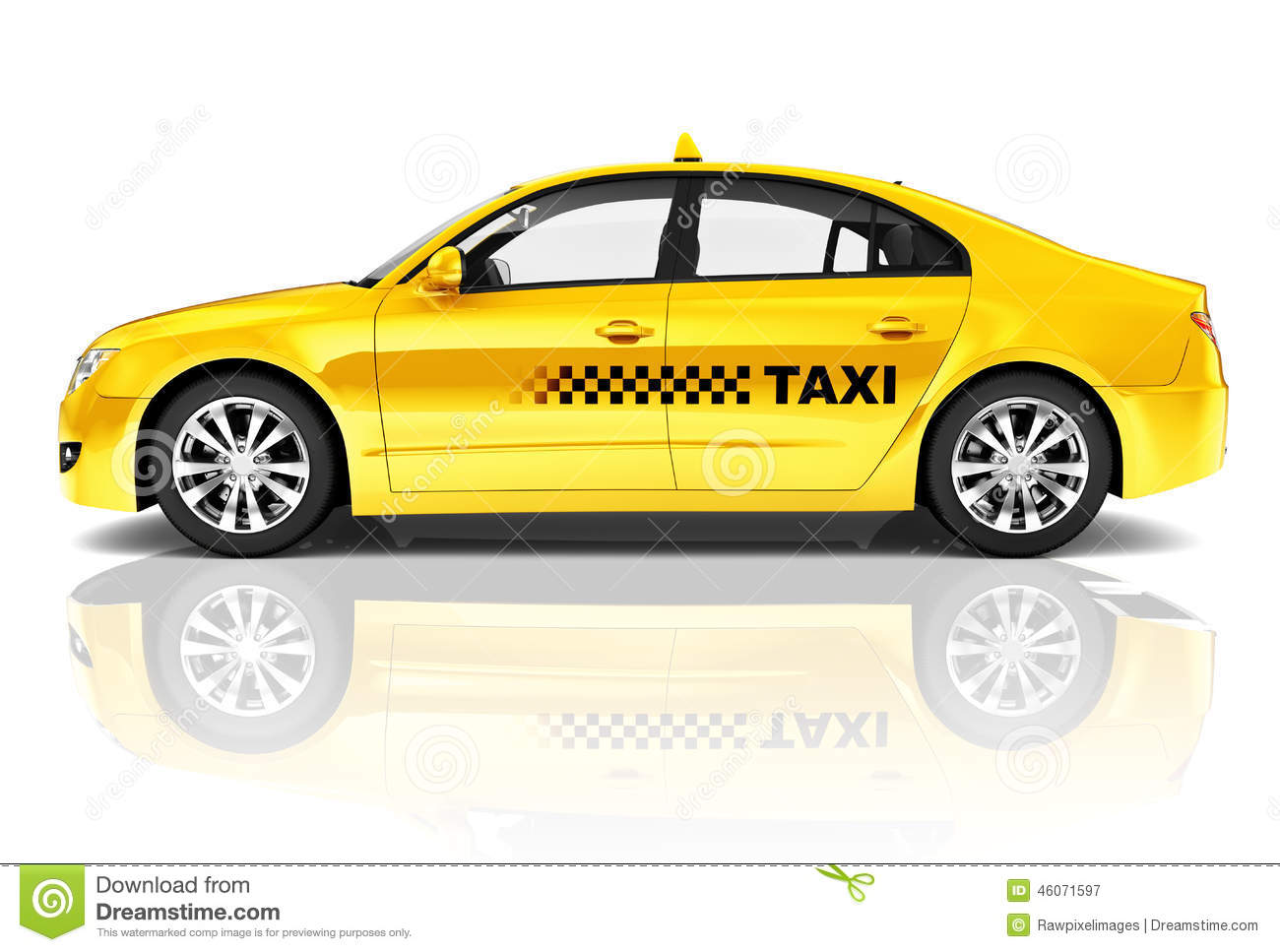 Detail Taxi Cab Side View Nomer 10