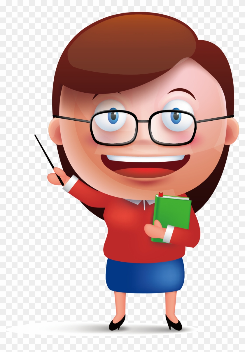 Detail Teacher Cartoon Png Nomer 41