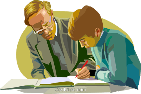 Detail Teacher Helping Student Clipart Nomer 43