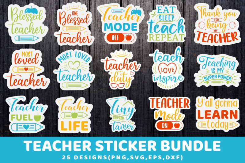 Detail Teacher Sticker Png Nomer 47