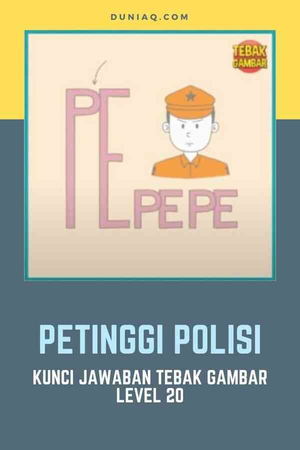 Detail Tebak Gambar Pe Polisi Nomer 4