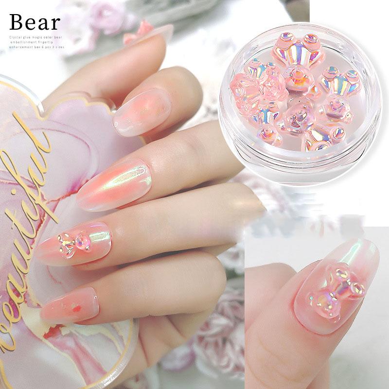 Detail Teddy Bear 3d Nails Nomer 23