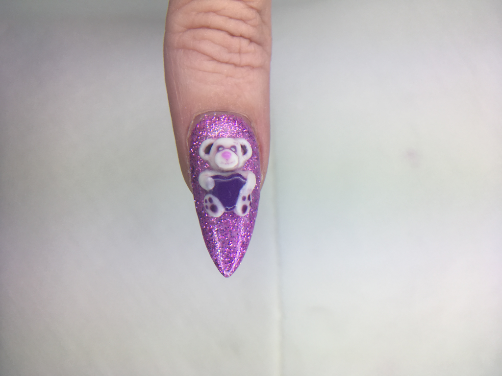 Detail Teddy Bear 3d Nails Nomer 26