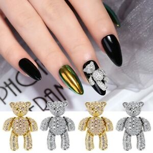 Detail Teddy Bear 3d Nails Nomer 46