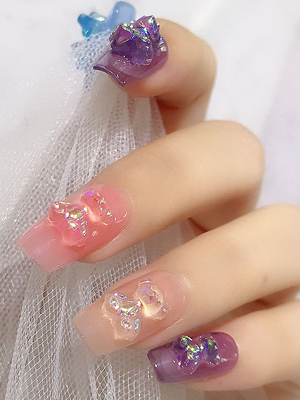 Detail Teddy Bear 3d Nails Nomer 8