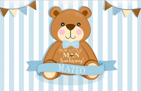 Detail Teddy Bear Baby Shower Background Nomer 40