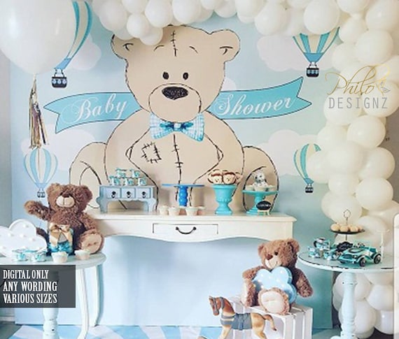 Detail Teddy Bear Baby Shower Background Nomer 8