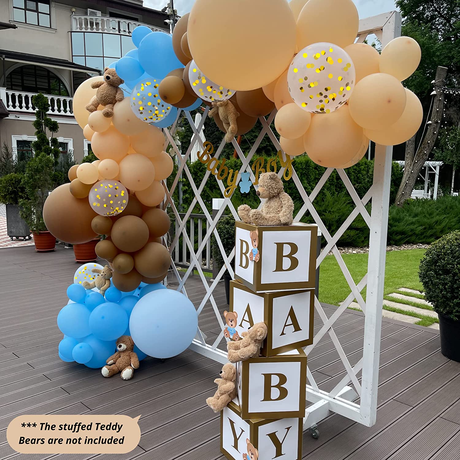 Detail Teddy Bear Balloon Garland Nomer 48