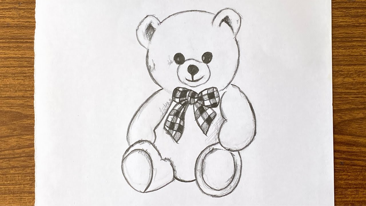 Teddy Bear Drawings Pencil - KibrisPDR