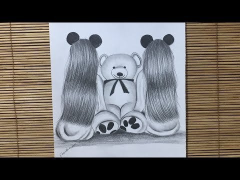 Detail Teddy Bear Drawings Pencil Nomer 48