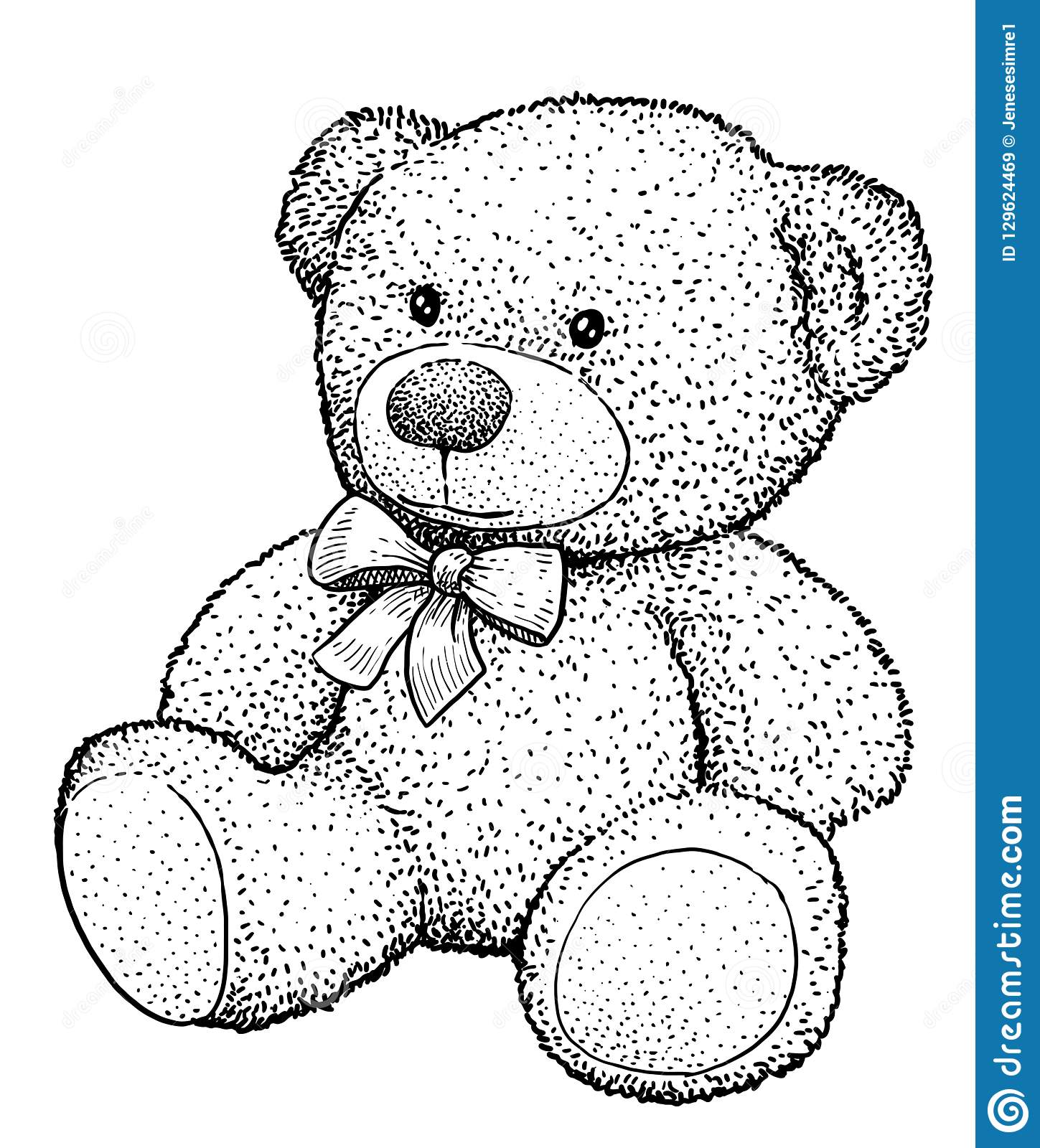Detail Teddy Bear Drawings Pencil Nomer 8