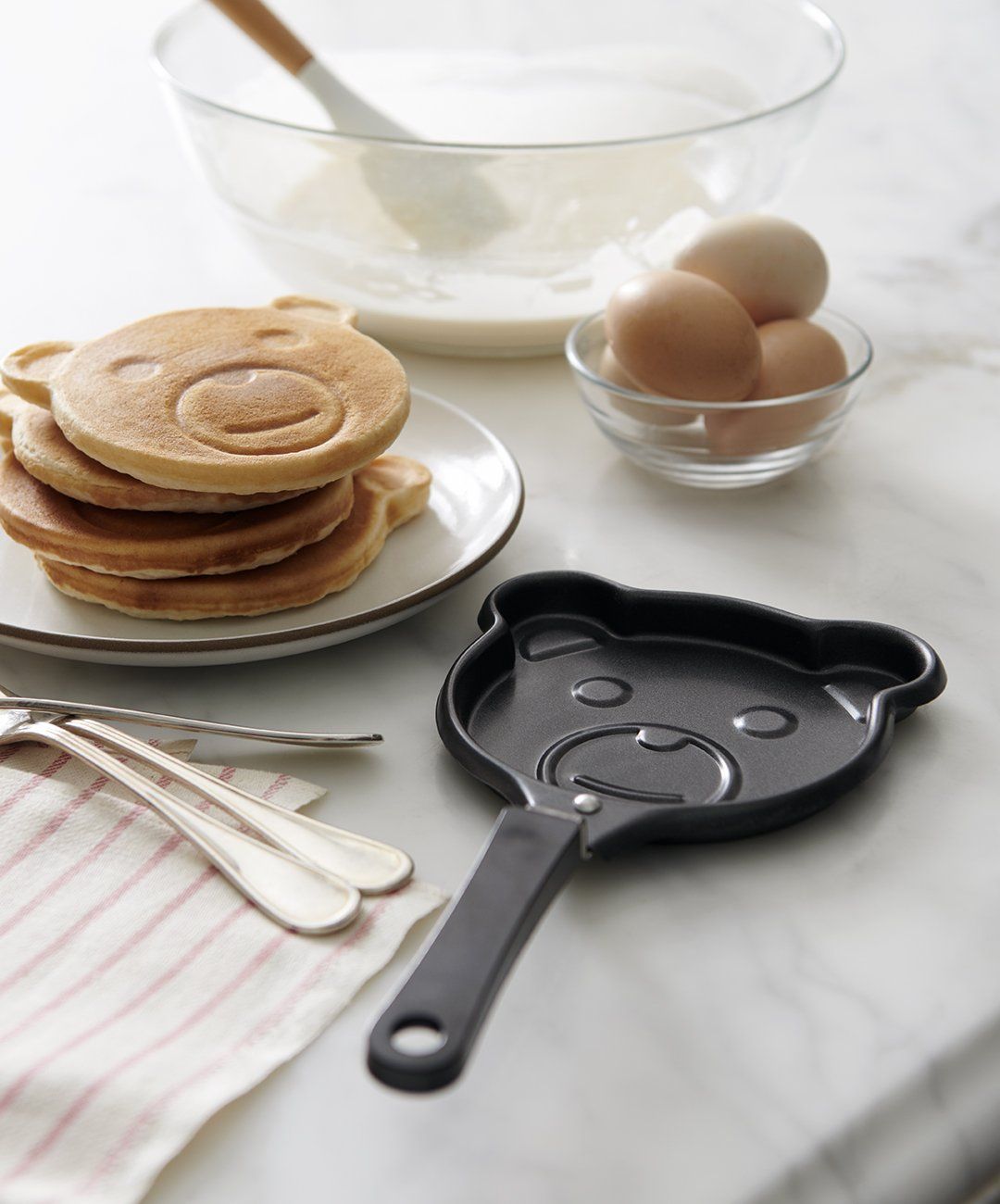 Detail Teddy Bear Pancake Pan Nomer 2