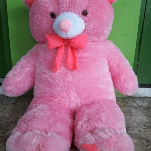 Detail Teddy Bear Pink Besar Nomer 12