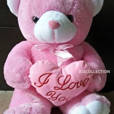 Detail Teddy Bear Pink Besar Nomer 14