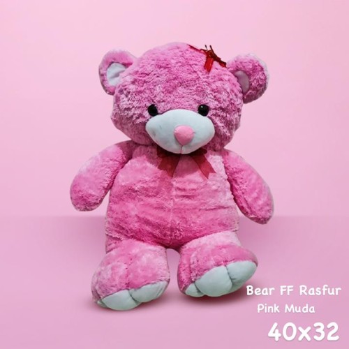 Detail Teddy Bear Pink Besar Nomer 41