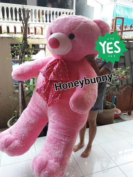 Detail Teddy Bear Pink Besar Nomer 56