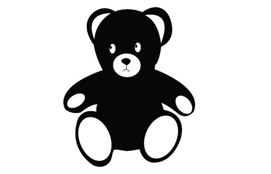 Teddy Bear Silhouette Clip Art - KibrisPDR