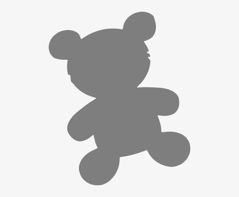 Detail Teddy Bear Silhouette Clip Art Nomer 14