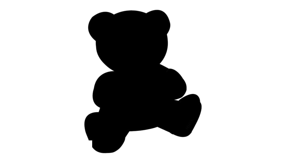 Detail Teddy Bear Silhouette Clip Art Nomer 20