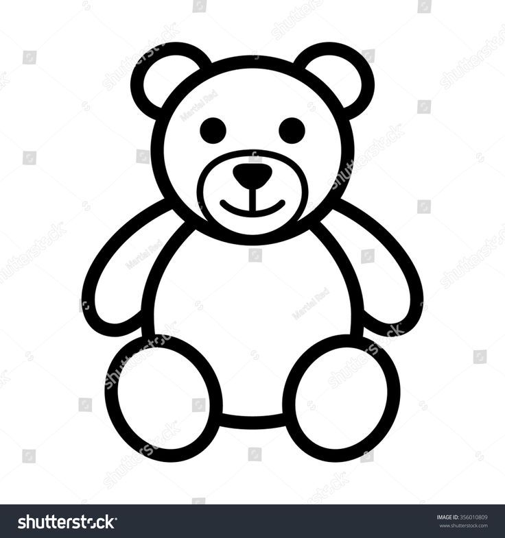 Detail Teddy Bear Silhouette Clip Art Nomer 24
