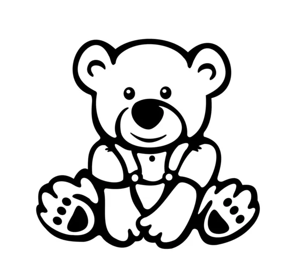 Detail Teddy Bear Silhouette Clip Art Nomer 28