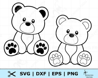 Detail Teddy Bear Silhouette Clip Art Nomer 31