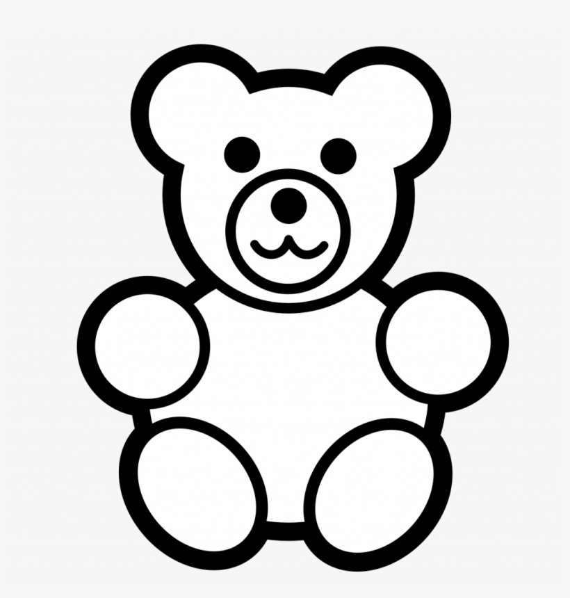 Detail Teddy Bear Silhouette Clip Art Nomer 9