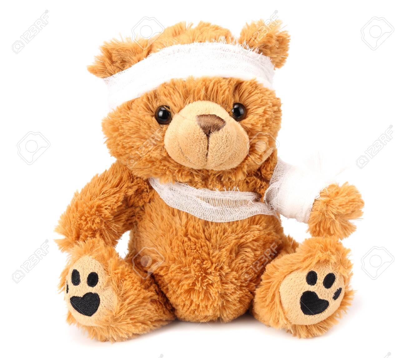 Detail Teddy Bear With Bandage Nomer 15