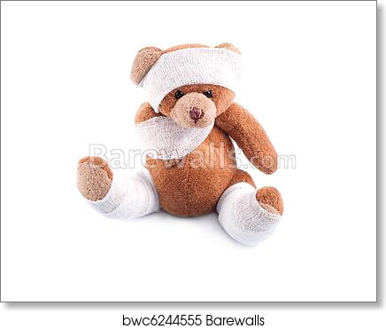 Detail Teddy Bear With Bandage Nomer 21