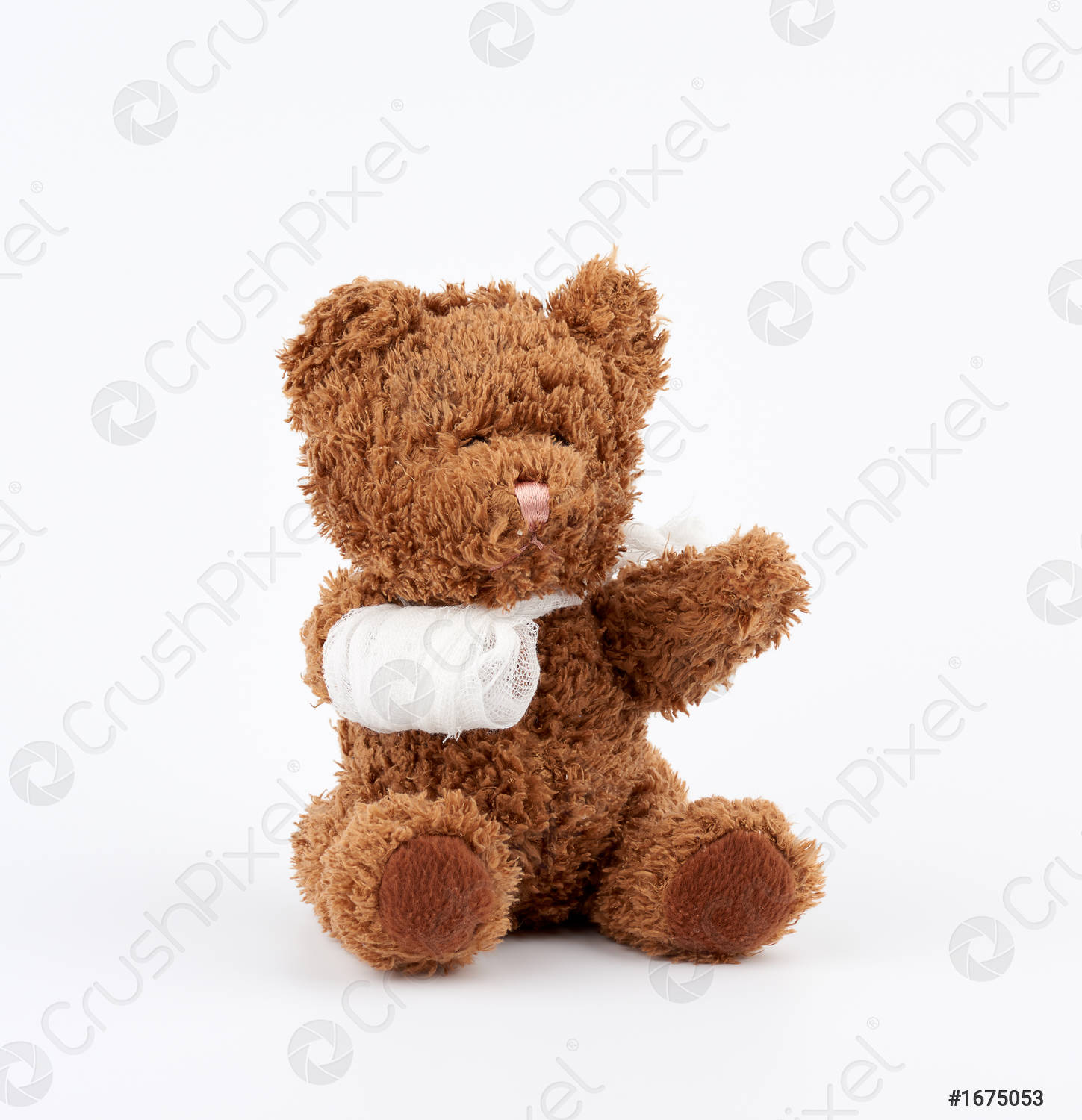 Detail Teddy Bear With Bandage Nomer 23