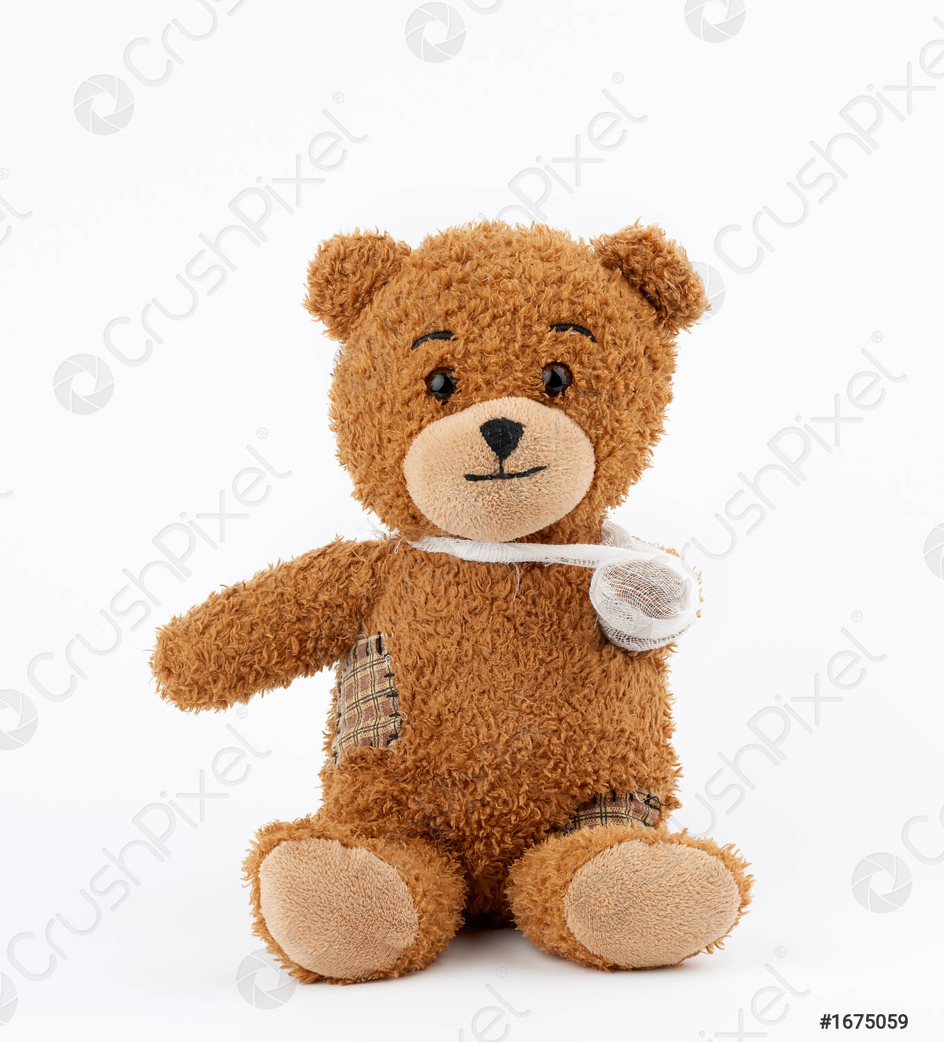 Detail Teddy Bear With Bandage Nomer 43