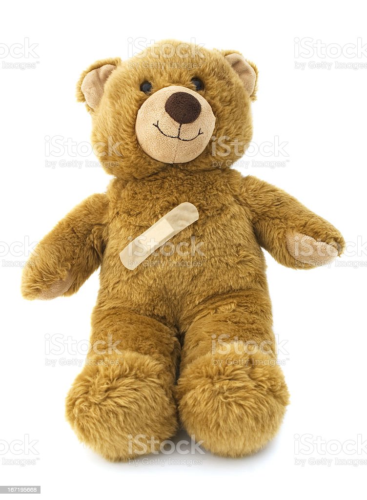 Detail Teddy Bear With Bandage Nomer 6