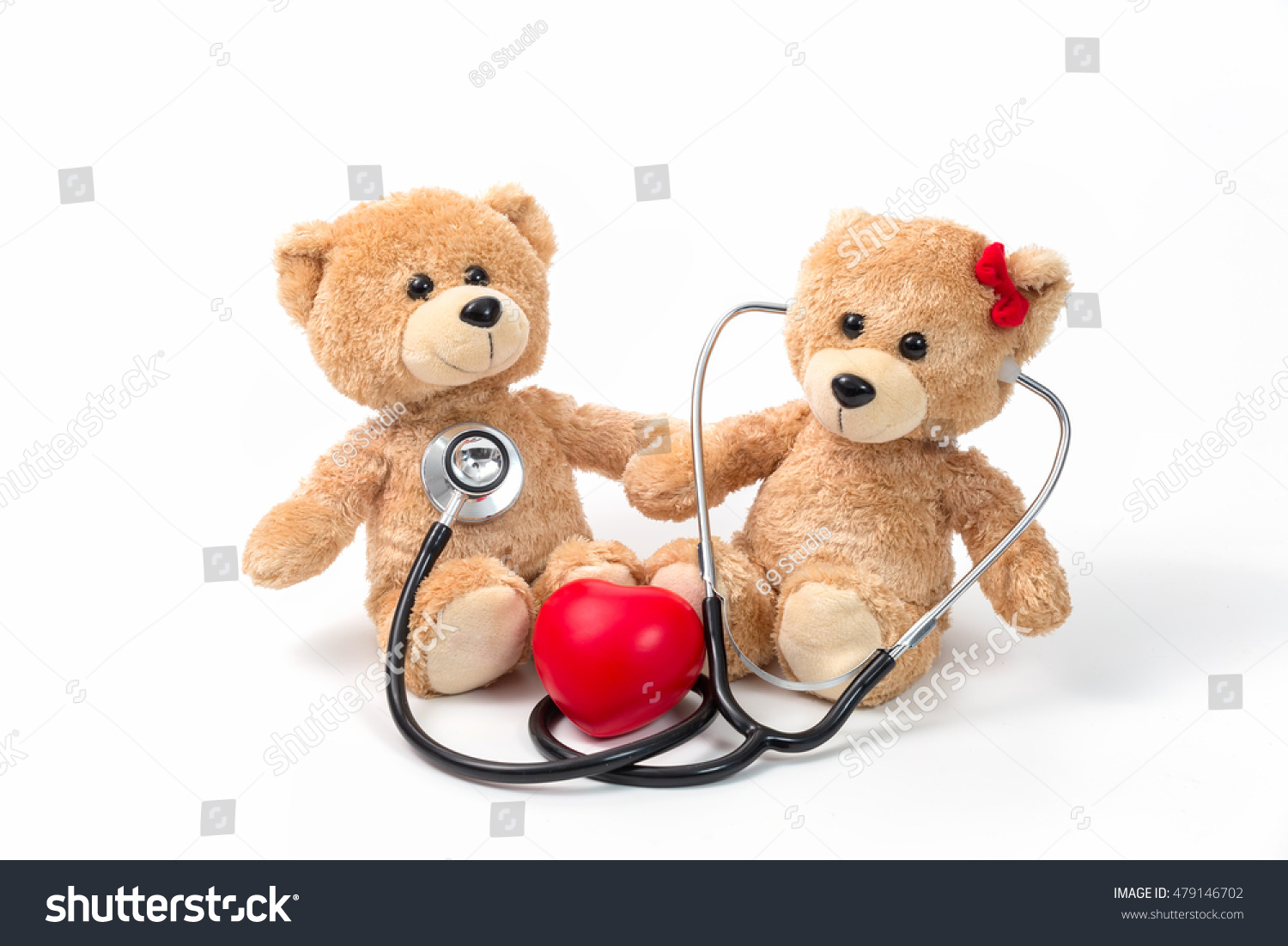 Detail Teddy Bear With Stethoscope Nomer 24