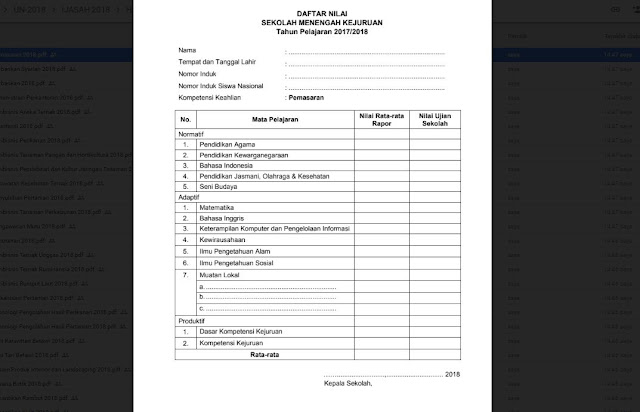 Detail Download Ijazah Sma Kosong Nomer 51