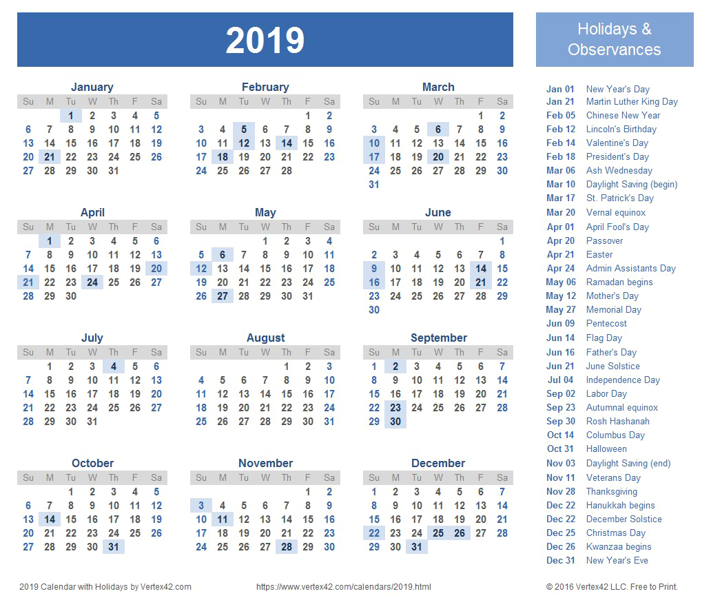 Detail Download Kalender 2019 Hd Nomer 22