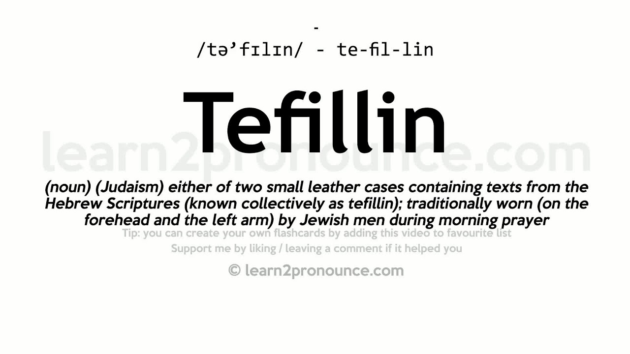 Detail Tefillin Definition Nomer 3