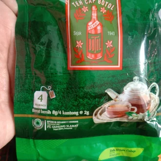 Detail Teh Hijau Cap Botol Nomer 37