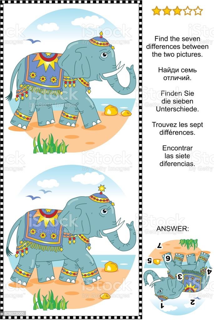 Detail Teka Teki Gambar Gajah Puzzle Nomer 27