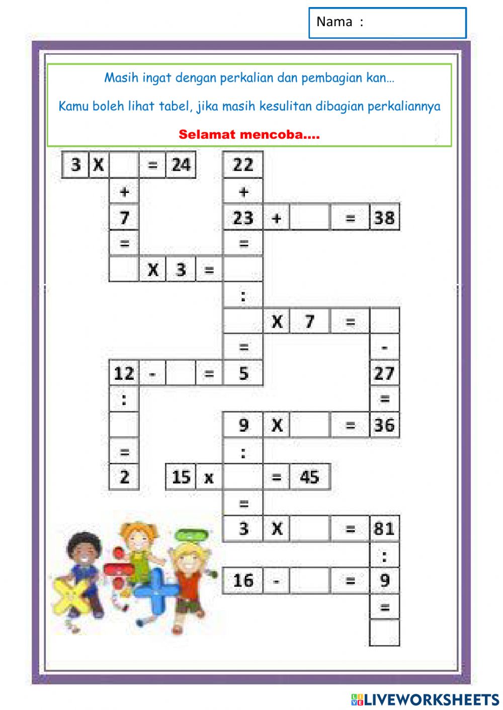 Detail Teka Teki Gambar Matematika Nomer 16