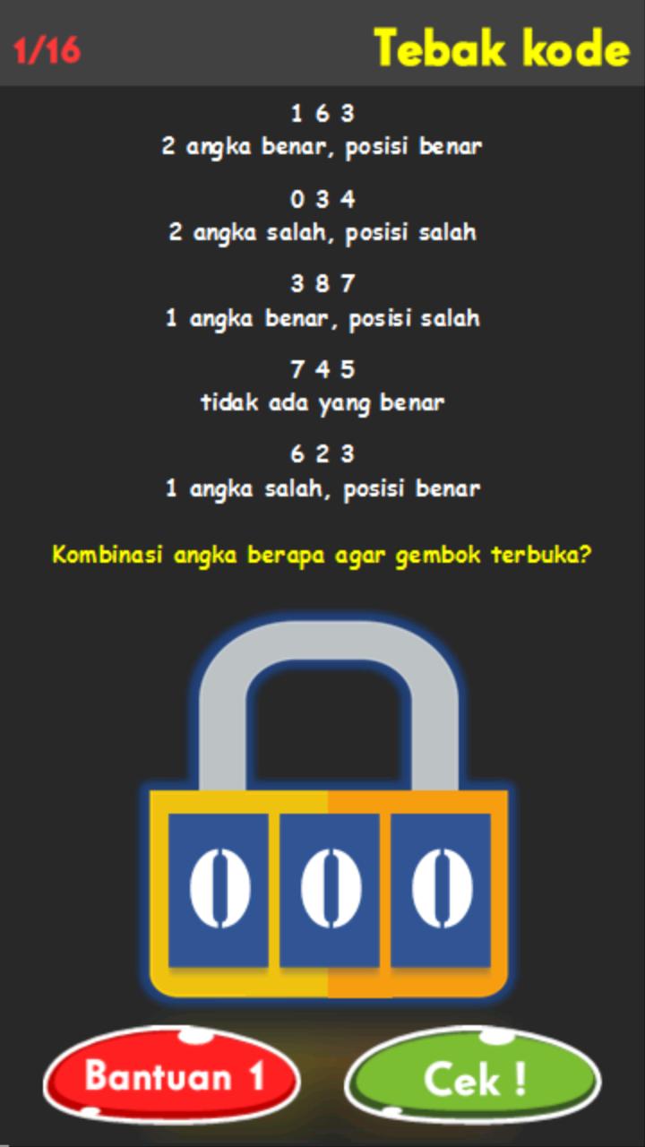 Detail Teka Teki Gembok Nomer 8