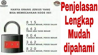 Detail Teka Teki Gembok Nomer 9