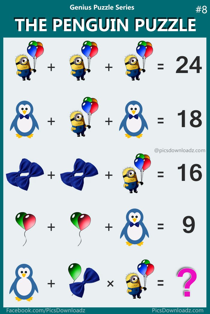 Detail Teka Teki Matematika Bergambar Nomer 8