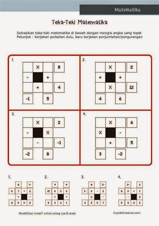 Detail Teka Teki Silang Untuk Anak Tk Nomer 50